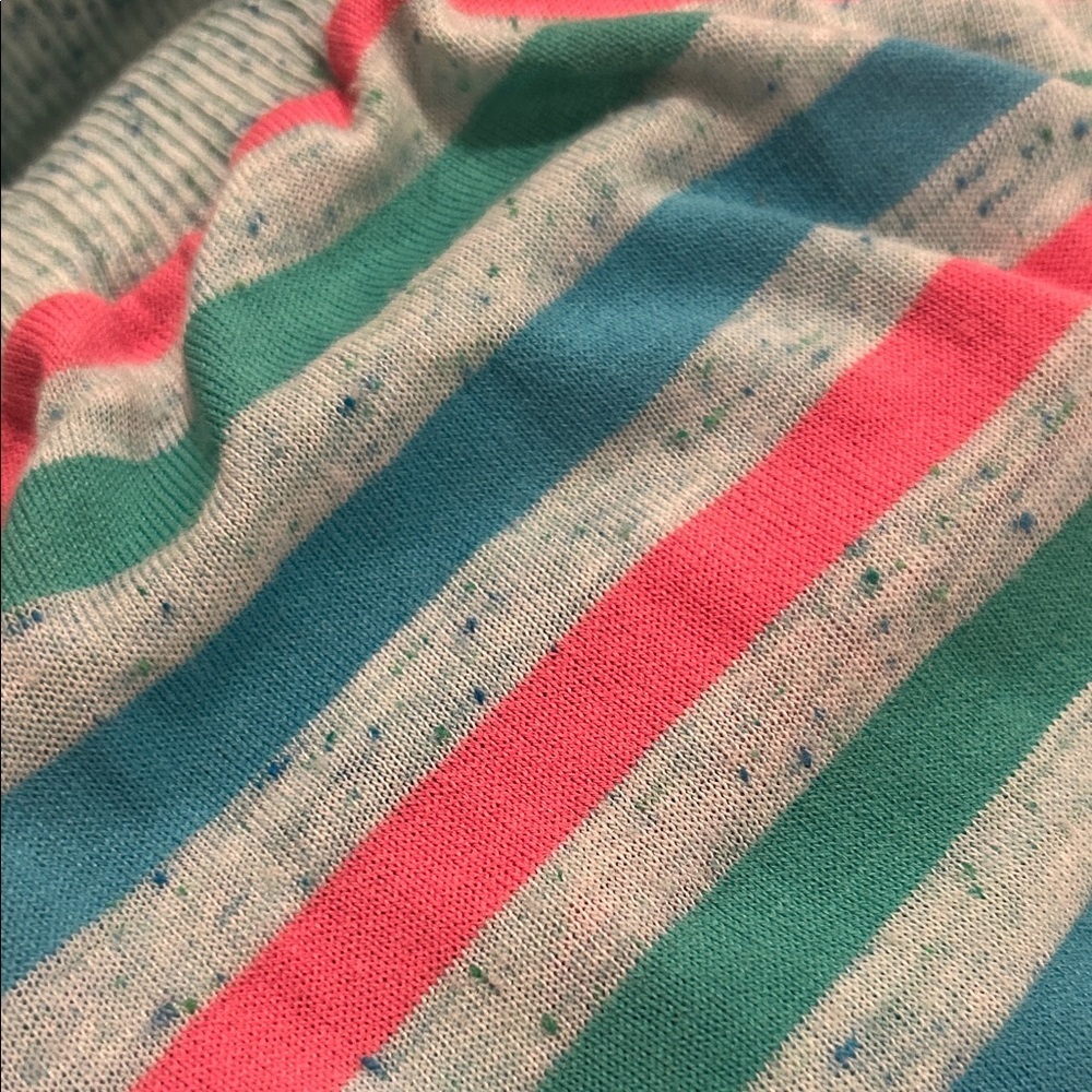 Healthtex/ vintage Floral and Striped Kids Dress Duo size 6 - Picture 6 of 6